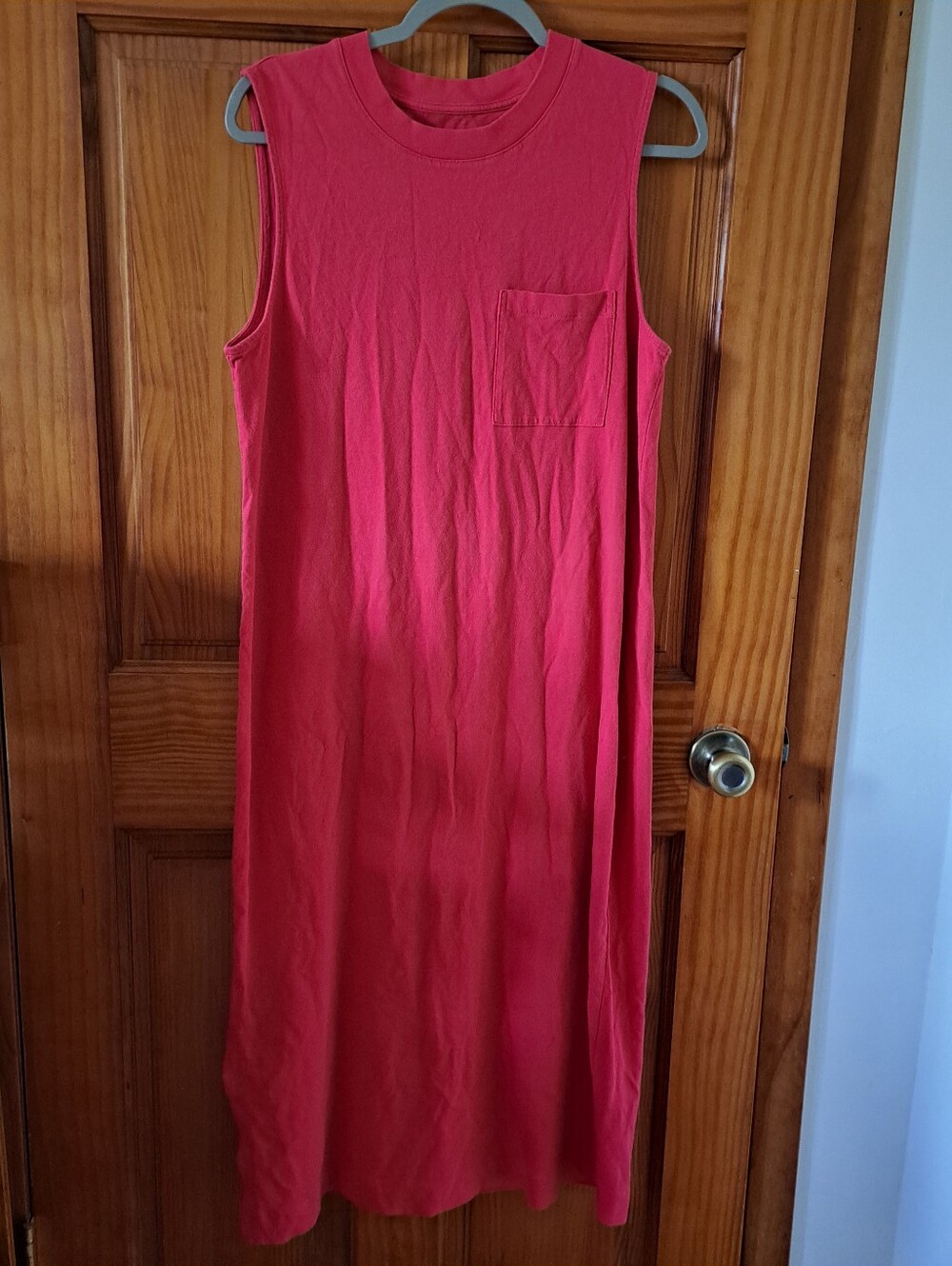 Everlane Red Sleeveless Dress